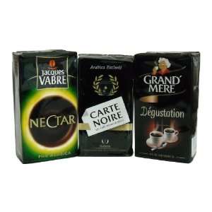 French Coffee 3 pack combo 3x250g Grocery & Gourmet Food