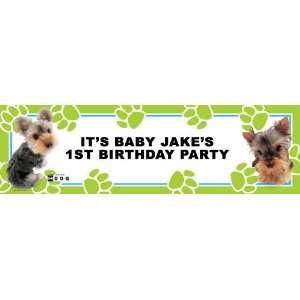  THE DOG Yorkie Personalized Banner Large 30 x 100 