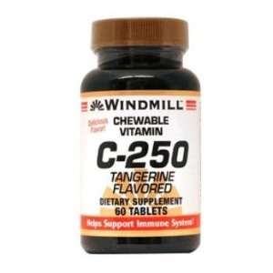  Vitamin C Chewtbs 250mg Tngr Wmill Size 60 Health 