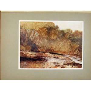  Plate Xii A Mountain Stream Turners Golden Vision Print 