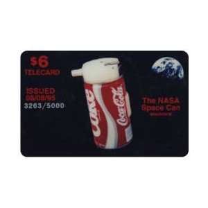   Cola Collectible Phone Card NASA Space Can With Coca Cola (Coke) Logo