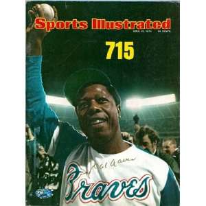  Hank Aaron Autographed 1974 Sports Illustrated PSA/DNA 