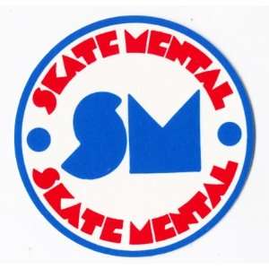  Skate Mental Skateboard Sticker