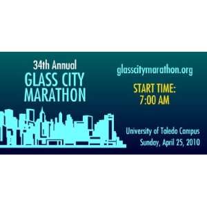    3x6 Vinyl Banner   Toledo Glass City Marathon 