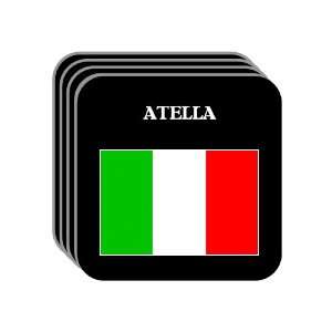 Italy   ATELLA Set of 4 Mini Mousepad Coasters