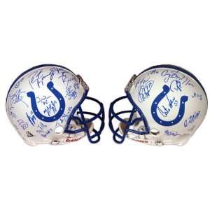  Indianapolis Colts Team Signed Pro Full Size Helmet with 
