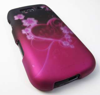   PINK HEARTS HARD CASE COVER SAMSUNG GALAXY S BLAZE 4G PHONE ACCESSORY