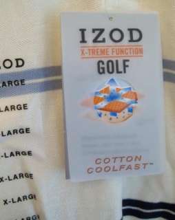 MENS New IZOD X TREME XFG GOLF Polo COTTON Shirt Sz XL  