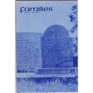  Ontario Genealogical Society Families (Volume 14, Number 
