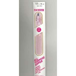   Poly All Purpose Zipper Light Pink By The Each Arts, Crafts & Sewing