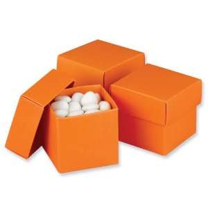  Two piece Orange Favor (package of 25) Boxes Jewelry