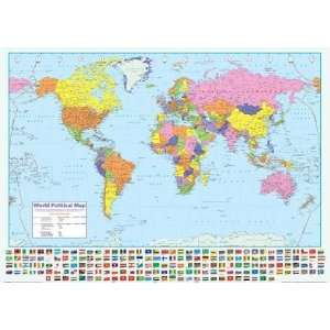  NEW EDITION WORLD MAP POSTER 24 X 36 #GN0214