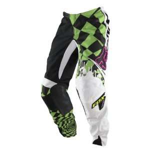  Fox Racing Green HC 180 Graphic Checked Out Pants Sports 