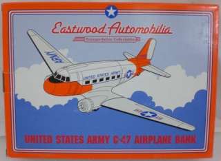 Liberty Classics Eastwood US ARMY C 47 Airplane Bank  