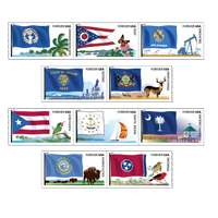 Flags Of Nation Set #5 of 6, set of 10 x Forever Stamps  