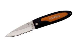 TENNESSEE STATE KNIFE Black Pocket Knife Box#1 210100 BK  