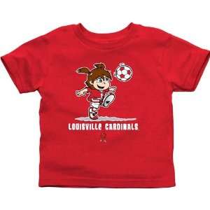 NCAA Louisville Cardinals Infant Girls Soccer T Shirt 