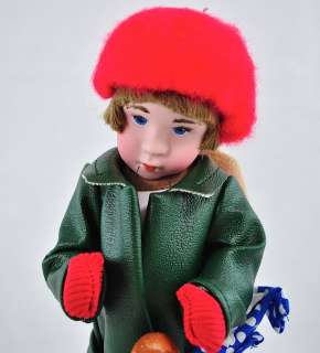 VTG Norman Rockwell Porcelain Character Doll Mimi 1979 w/Box  