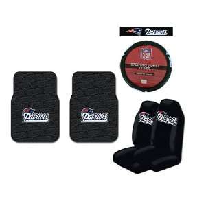   Covers, and a Comfort Grip Steering Wheel Cover   New England Patriots