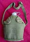 WWI 1918 US Army Aluminum Canteen with Old BSA Boy Scout Canteen Cover