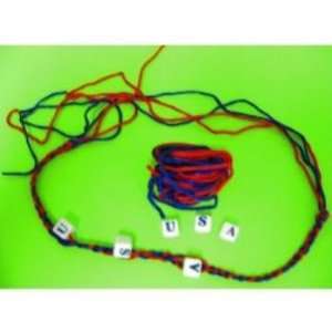  Macrame USA Bracelet Craft Kit Case Pack 60