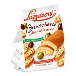 Lazzaroni Bruschette with Olives   5.3 oz  Grocery 