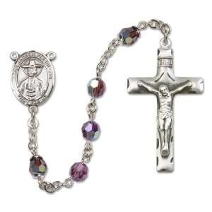  St. Andrew Kim Taegon Amethyst Rosary Jewelry