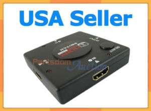 Port HDMI Switch Selector Box for HDTV DVD Xbox PS3  