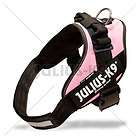 JULIUS K9 IDC NEW DOG PET SAFETY HARNESS PINK 12 COLORS AVAIL ATTACH 