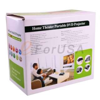   Projector Home Theater EVD DVD MP4 RMVB Player Freeview TV Ship by DHL