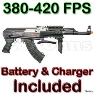 NEW 400 FPS JG AEG Airsoft AK47 AK 47 RIS Electric Metal AEG Rifle Gun 