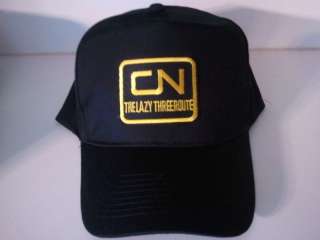 CN Canadian National Lazy 3 Cap / Hat  