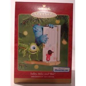  Monsters, Inc. 2001 Keepsake Ornament   Sulley, Mike, and Boo 