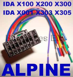 ALPINE Wire Harness IDA X001 X100 X200 X300 X303 X305 i  