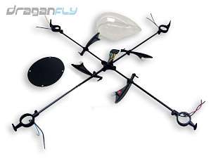 Draganflyer RC Helicopter Heli Replacement Carbon Frame  