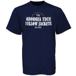   Yellow Jackets Navy Blue Youth Challenge T shirt