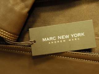 ANDREW MARC NEW YORK NWT BROWN LEATHER JACKET  