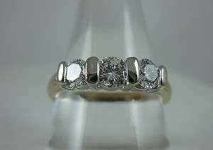   . SI1 G H DIAMOND 14k Yellow Gold Ladies Engagement Anniversary Ring