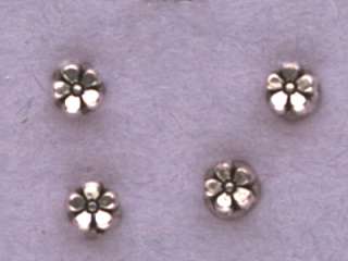 ANTIQUE SILVER METALIZED METALLIC JEWELRY BEADS  