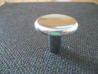 VINTAGE NOS 1950s Small Chrome Knobs Drawer Cabinet Door Pulls 