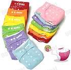 Baby Toddler Infant Reusable 7 Colors Cloth Diaper nappy + 1 insert re 