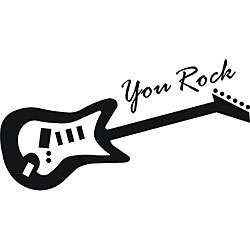 You Rock Guitar Vinyl Wall Art  