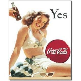  Coca Cola Pin Up girl Vintage Advertising Poster