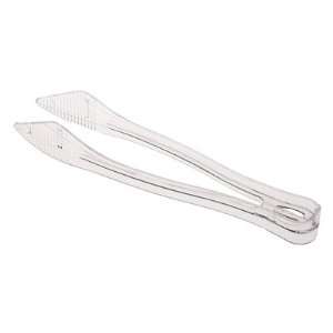 Clear Plastic Serving Tongs   2 Count 