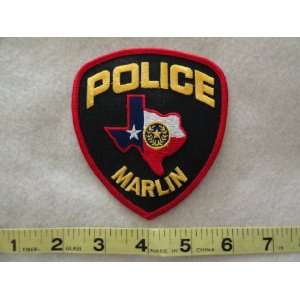  Marlin Texas Police Patch 