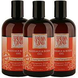  Ylang Ylang and Ginger Massage Oil (Pack of 3)  