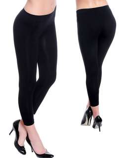 Free Ship Footless Full Length Stretch Leggings Pants Tights Seamless 