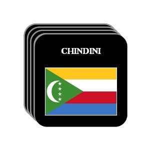  Comoros   CHINDINI Set of 4 Mini Mousepad Coasters 