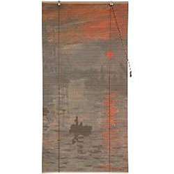 Monets Impression Sunrise 36 inch Bamboo Blind (China)   