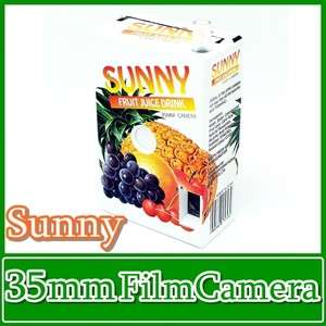   SUNNY Fruit Juice Drink Box 35mm Film Lomo Toy Camera BRAND NEW  